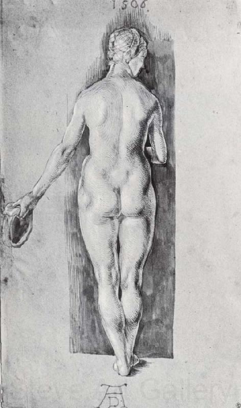 Albrecht Durer Nude Seen From Behind Norge oil painting art